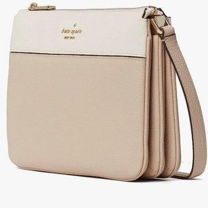 Kate Spade Leila Colorblock Triple Gusset Crossbody Purse